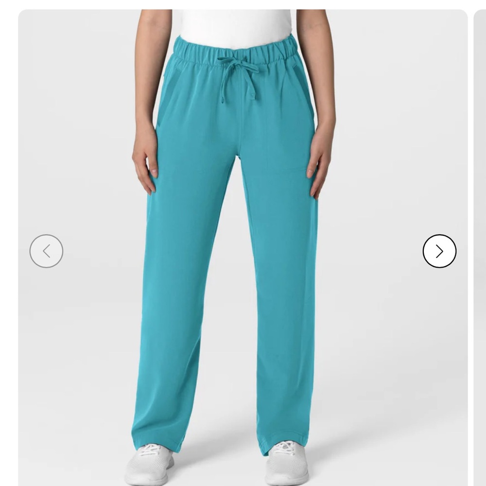 Women's Teal Drawstring Scrub Pant